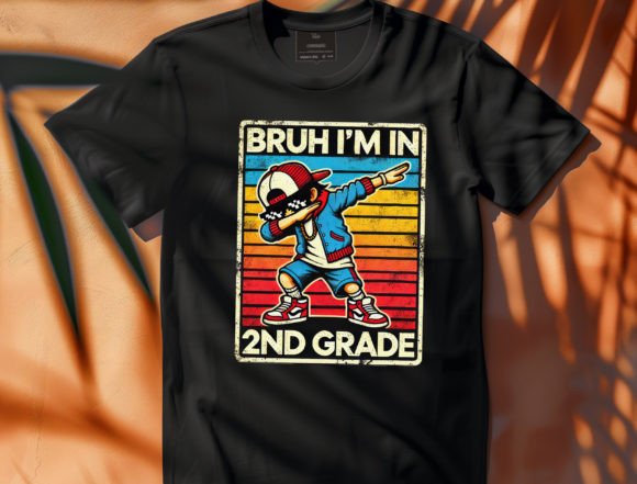 2nd Grade Dab Retro Vintage