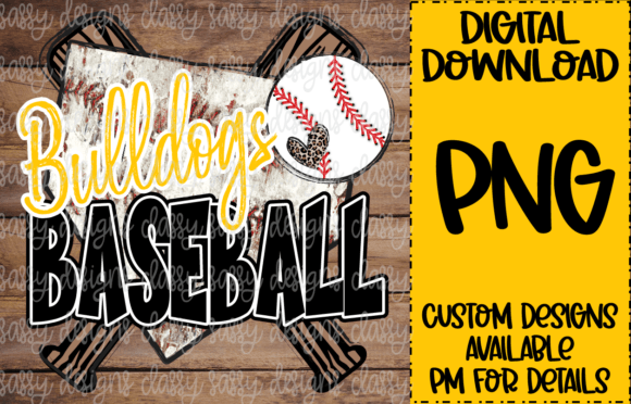 Bulldogs Baseball Yellow – A Versatile Design for Every Need