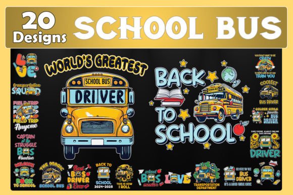 Explore the School Bus SVG Bundle