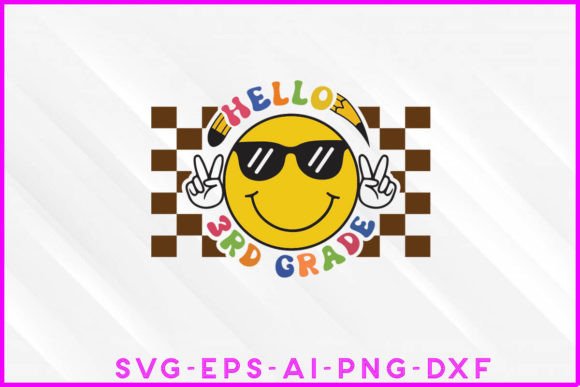Hello Third Grade Groovy: A Retro-Inspired Design for Creative Expression