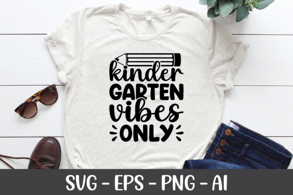 Kinder Garten Vibes Only SVG: A Versatile Design for Crafting Enthusiasts
