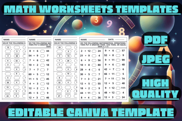 Math Worksheets Templates for 2nd and 3rd Grade: A Practical Guide to Multiplication and Division Practice