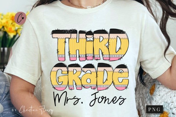 Pencil Doodle Third Grade PNG: A Creative Resource for Educators and Designers